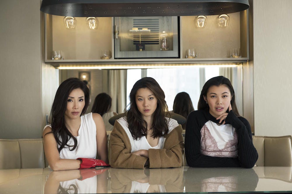 Denise Yeung, Stephanie Au and Kayla Wong at LMO's The Apartment Suite